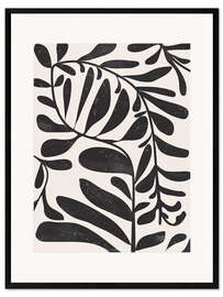 Framed art print Abstract Plant I