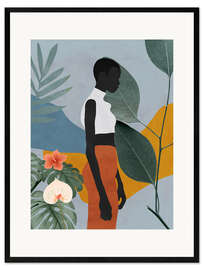 Innrammet kunsttrykk Tropical Girl II