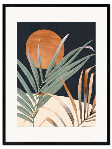 Framed art print Tropical Leaves I