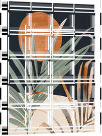 Magnettafel Tropical Leaves I