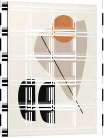 Magnettafel Abstrakte Formen IV