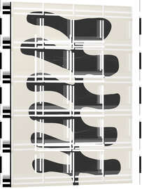 Magnettafel Abstrakte Pflanze VI