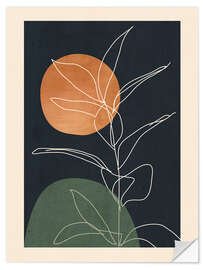 Wall sticker Minimal Plant II