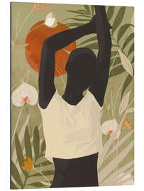 Magnettafel Tropisches Mädchen III