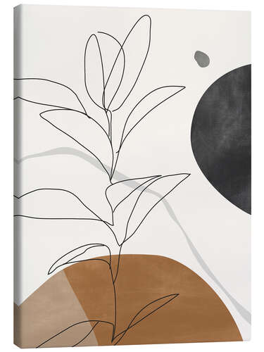 Tableau sur toile Minimal Plant III