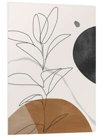 Foam board print Minimal Plant III