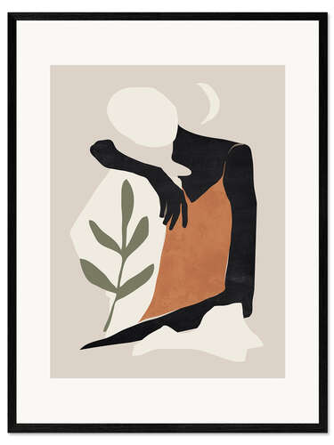 Framed art print Abstract portrait I