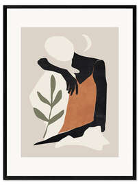 Framed art print Abstract portrait I