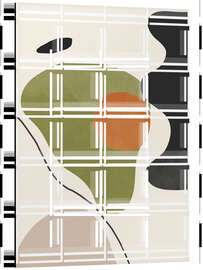 Magnettafel Abstrakte Formen V