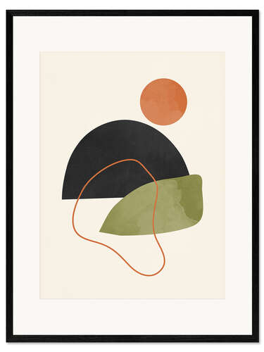 Plakat artystyczny premium w ramie Abstract Minimal VII