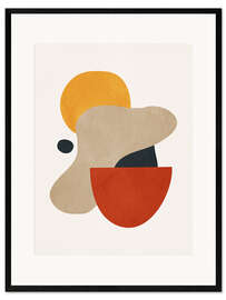 Framed art print Abstract shapes I