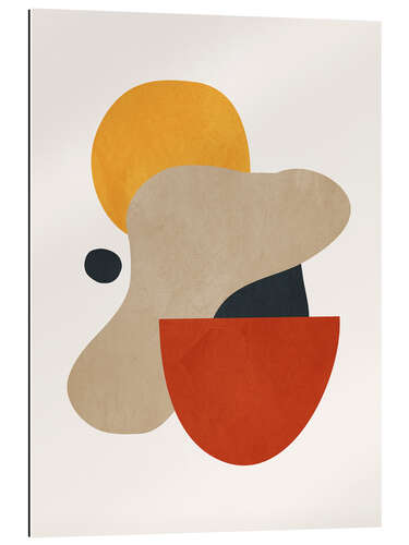 Stampa su plexi-alluminio Abstract shapes I