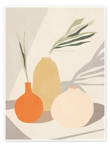 Poster Still Life - Vases I