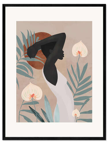 Framed art print Tropical Portrait
