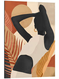 Magnettafel Tropisches Mädchen I