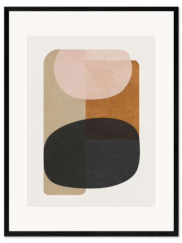 Plakat artystyczny premium w ramie Abstract Minimal IV