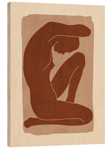 Wood print Nude