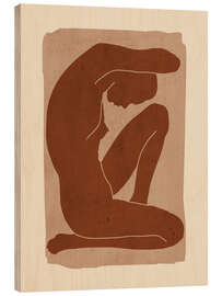 Wood print Nude