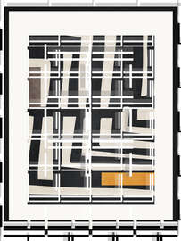 Gerahmter Kunstdruck Abstract Art I