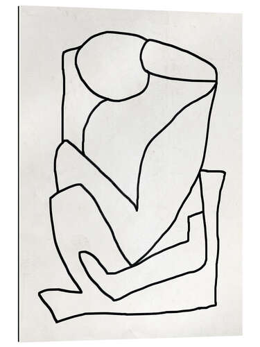 Stampa su plexi-alluminio Abstract line I