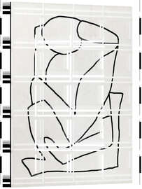 Magnettafel Abstract Line I