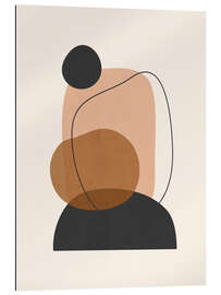 Stampa su plexi-alluminio Minimal Abstract Art I