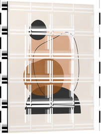 Magnettafel Minimale abstrakte Kunst I