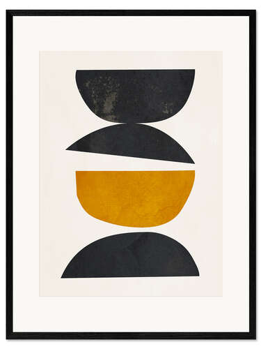Plakat artystyczny premium w ramie Abstract Minimal III