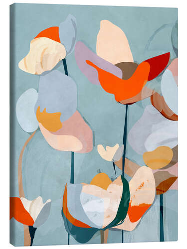 Lienzo Abstract Art Flowers