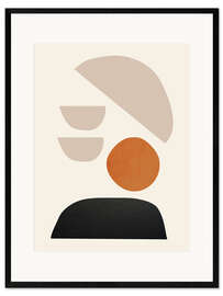 Gerahmter Kunstdruck Abstract Minimal II