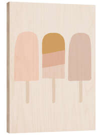 Obraz na drewnie Summer Lolipop - Menina Lisboa