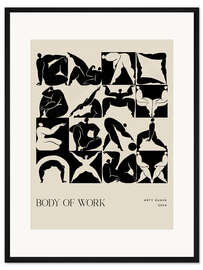 Gerahmter Kunstdruck Body of Work