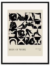 Gerahmter Kunstdruck Body of Work