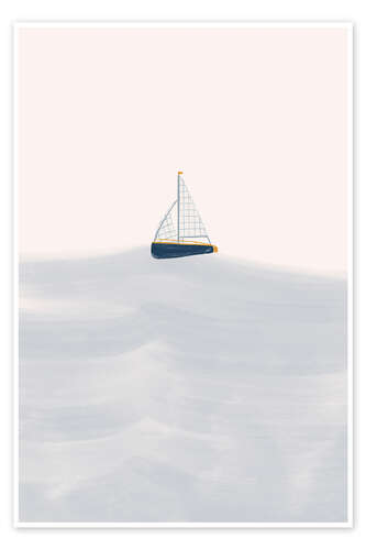 Poster Sailing boat