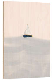 Holzbild Segelboot - Menina Lisboa