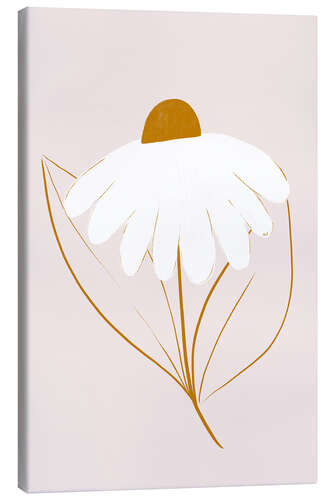Canvas-taulu White daisy