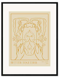 Gerahmter Kunstdruck Vessel Collection - Better Together