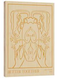Tableau en bois Vessel Collection - Better Together