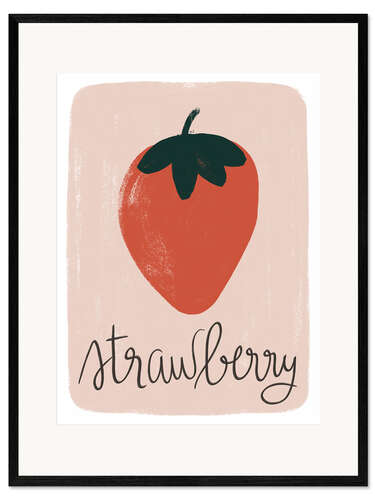 Framed art print Strawberry