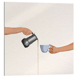 Gallery Print Verschütteter Kaffee