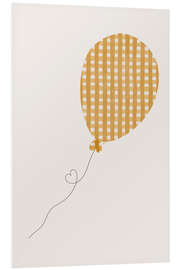 Hartschaumbild Vichy Balloon - Menina Lisboa