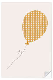 Autocolante decorativo Vichy Balloon - Menina Lisboa