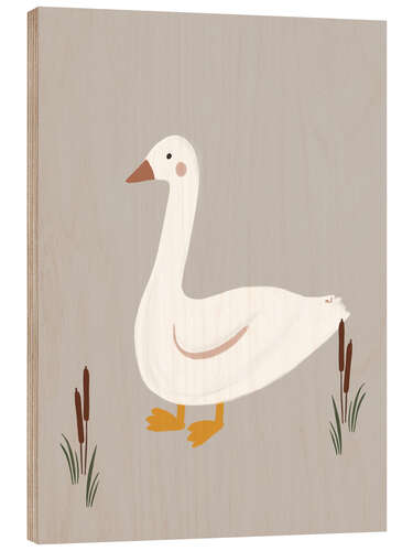 Cuadro de madera Little Goose