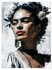 Wall sticker Frida Portrait