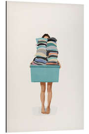 Magnettafel Wäschekorb