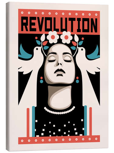 Canvas print Revolution and Peace