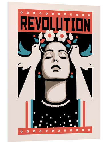 Cuadro de PVC Revolution and Peace