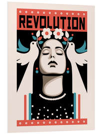 Cuadro de PVC Revolution and Peace - Retrodrome