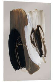 Acrylic print Abstract Brush Strokes