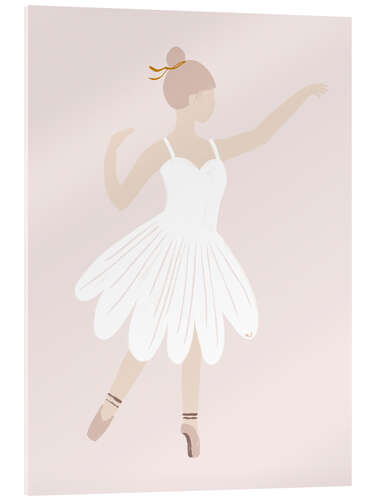 Acrylglasbild Die Ballerina